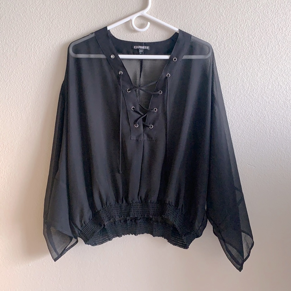 Express black blouse
